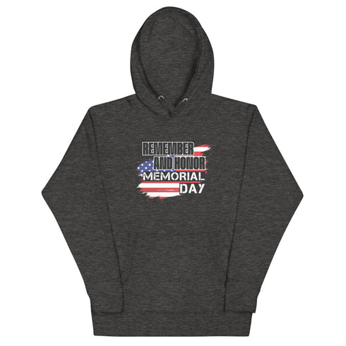 Remember and Honor Memorial Day Unisex Hoodie - Mainstream Freedom