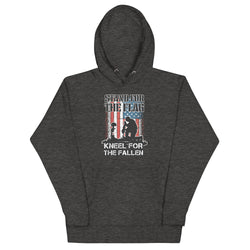 Stand For The Flag Kneel For The Fallen Unisex Hoodie - Mainstream Freedom