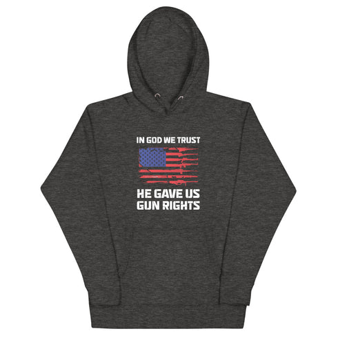 In God We Trust, He Gave Us Gun Rights Unisex Hoodie - Mainstream Freedom