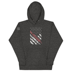 Freedom Grunge Flag Unisex Hoodie - Mainstream Freedom
