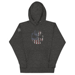 USA Skull Unisex Hoodie - Mainstream Freedom