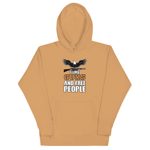 I Like Guns and Free People Unisex Hoodie - Mainstream Freedom