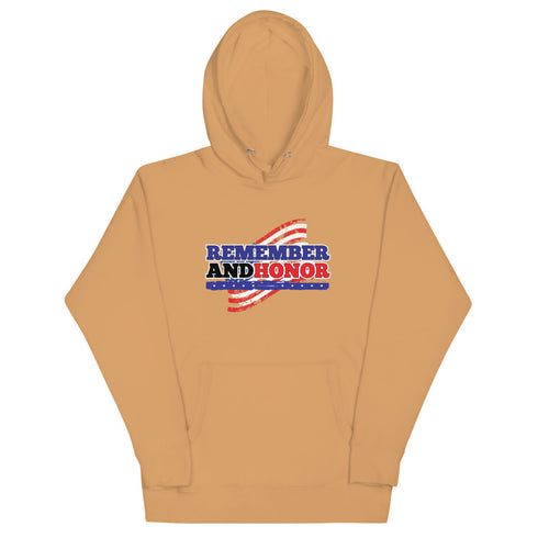 Remember And Honor Memorial Day Unisex Hoodie - Mainstream Freedom