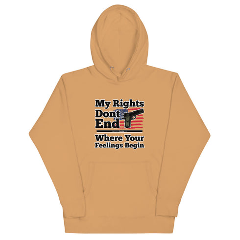 My Rights Don't End Where Your Feelings Begin Unisex Hoodie - Mainstream Freedom