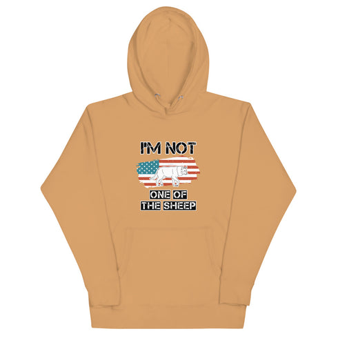 I'm Not One Of The Sheep Unisex Hoodie - Mainstream Freedom