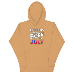 Legends Are Born In July Unisex Hoodie - Mainstream Freedom
