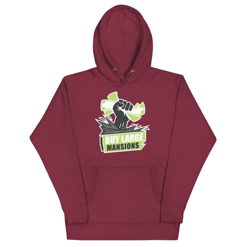 Buy Large Mansions Unisex Hoodie - Mainstream Freedom
