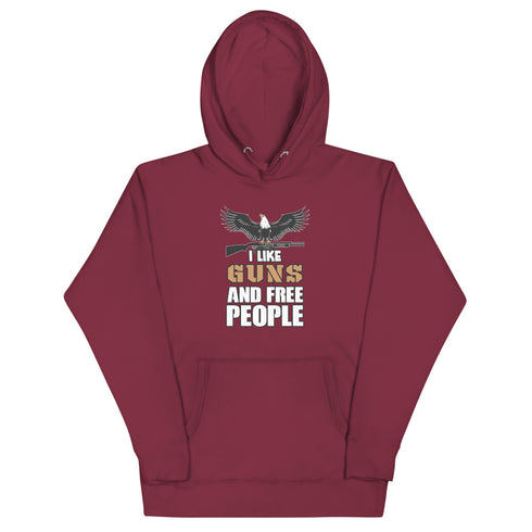 I Like Guns and Free People Unisex Hoodie - Mainstream Freedom
