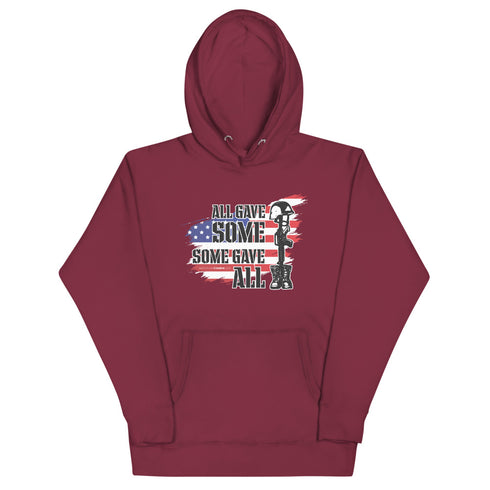All Gave Some, Some Gave All Unisex Hoodie - Mainstream Freedom