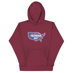 Memorial Day USA Unisex Hoodie - Mainstream Freedom