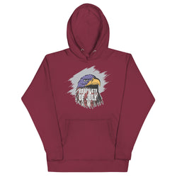 Happy 4th Of July Eagle Unisex Hoodie - Mainstream Freedom