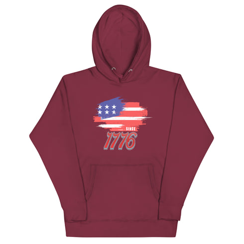 Since 1776 Unisex Independence Day Hoodie - Mainstream Freedom