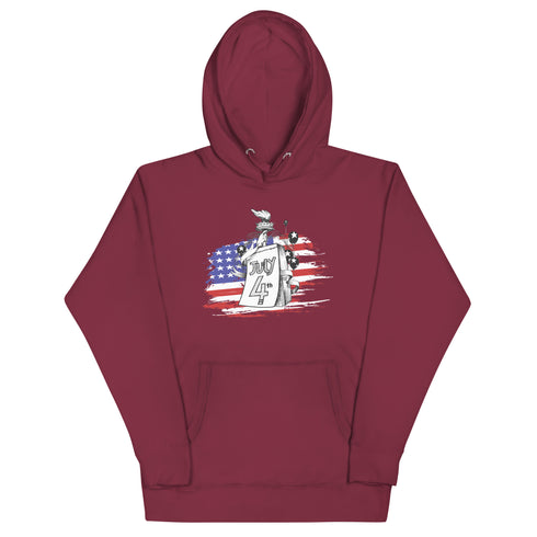 July 4th Unisex Independence Day Hoodie - Mainstream Freedom