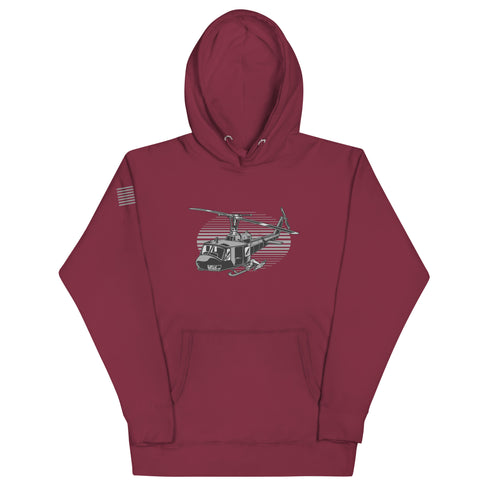 Helicopter Unisex Hoodie - Mainstream Freedom