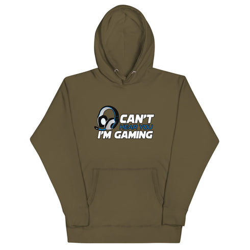 Can' Hear You I'm Gaming Unisex Hoodie - Mainstream Freedom