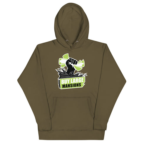 Buy Large Mansions Unisex Hoodie - Mainstream Freedom