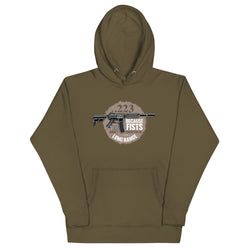 .223 Because Fists Aren't Effective At Long Range Pro 2nd Amendment Hoodie - Mainstream Freedom