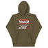 War Doesn't Determine Who is Right Only Who is Left Unisex Hoodie - Mainstream Freedom