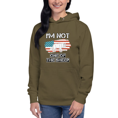 I'm Not One Of The Sheep Unisex Hoodie - Mainstream Freedom
