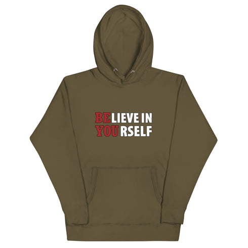 Believe In Yourself Motivational Unisex Hoodie - Mainstream Freedom