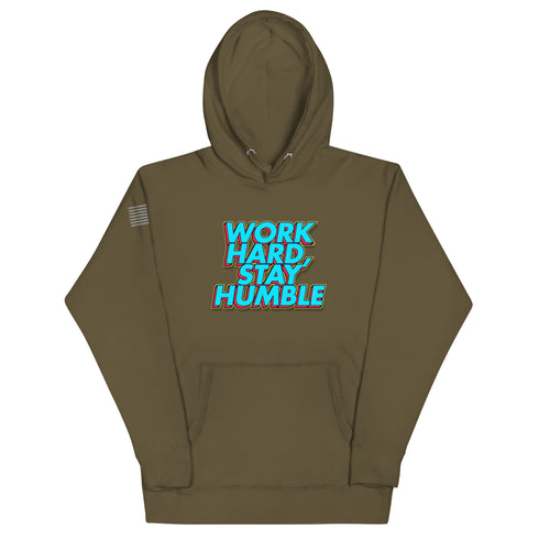 Work Hard, Stay Humble Unisex Hoodie - Mainstream Freedom