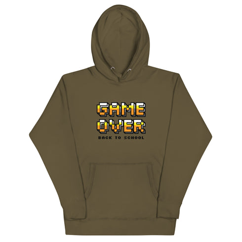 Game Over Back To School Unisex Hoodie - Mainstream Freedom