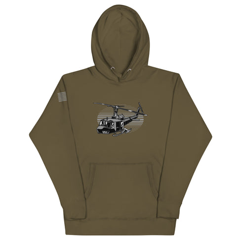 Helicopter Unisex Hoodie - Mainstream Freedom