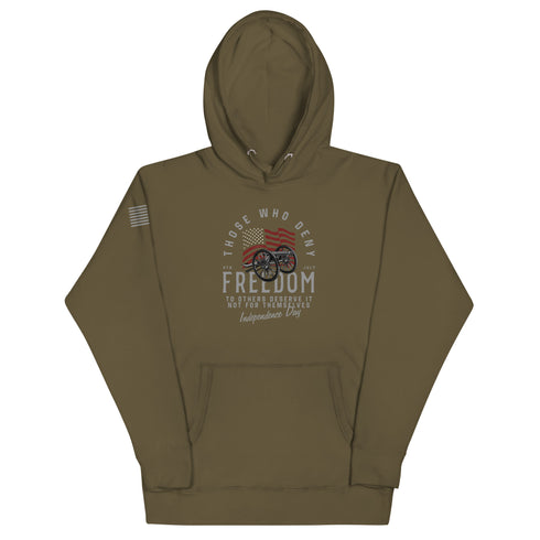 Those Who Deny Freedom To Others, Deserve It Not For Themselves Unisex Hoodie - Mainstream Freedom