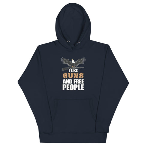 I Like Guns and Free People Unisex Hoodie - Mainstream Freedom