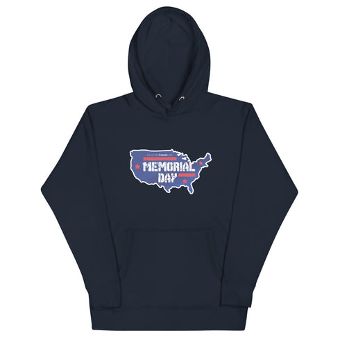 Memorial Day USA Unisex Hoodie - Mainstream Freedom