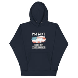 I'm Not One Of The Sheep Unisex Hoodie - Mainstream Freedom