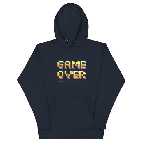 Game Over Back To School Unisex Hoodie - Mainstream Freedom