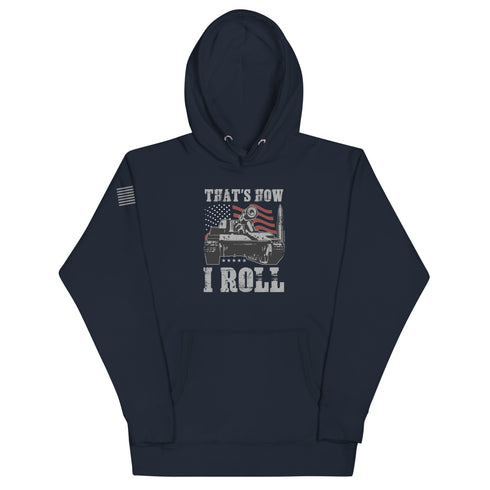 That's How I Roll, Tank Unisex Hoodie - Mainstream Freedom