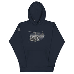 Helicopter Unisex Hoodie - Mainstream Freedom