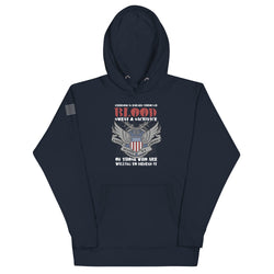 Freedom is Earned Through Blood Sweat & Sacrifice Of Those Who Are Willing To Defend It Unisex Hoodie - Mainstream Freedom