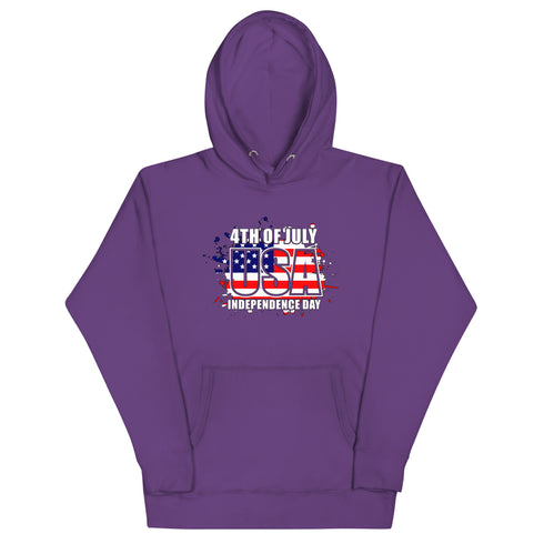 4th Of July USA Independence Day Unisex Hoodie - Mainstream Freedom