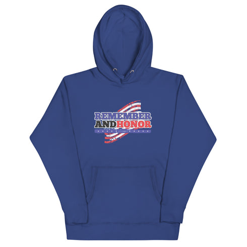 Remember And Honor Memorial Day Unisex Hoodie - Mainstream Freedom
