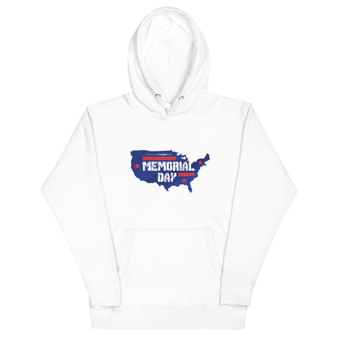 Memorial Day USA Unisex Hoodie - Mainstream Freedom