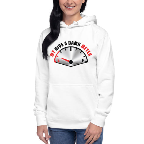 My Give A Damn Meter Unisex Hoodie - Mainstream Freedom