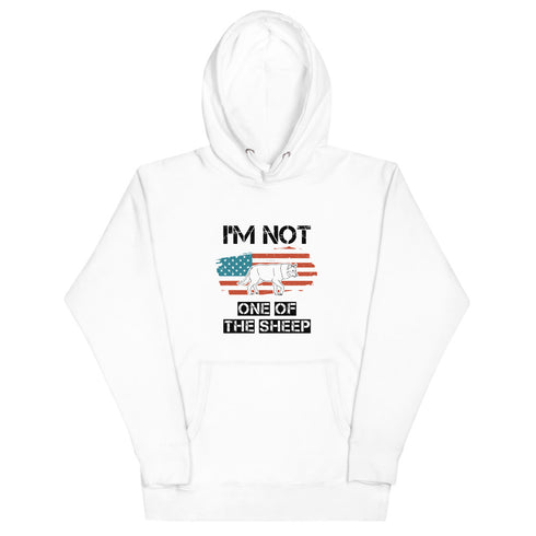 I'm Not One Of The Sheep Unisex Hoodie - Mainstream Freedom