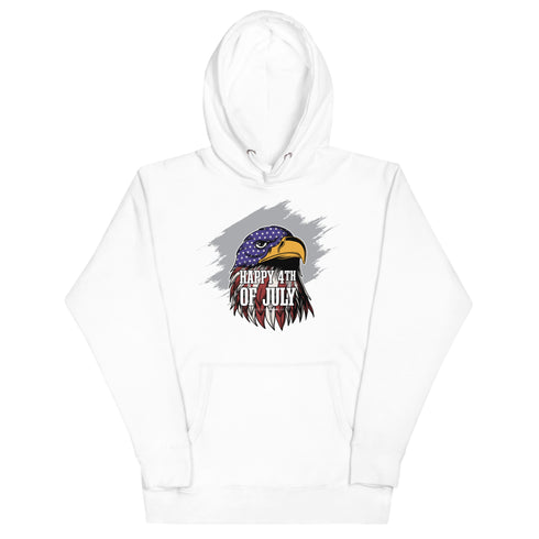 Happy 4th Of July Eagle Unisex Hoodie - Mainstream Freedom