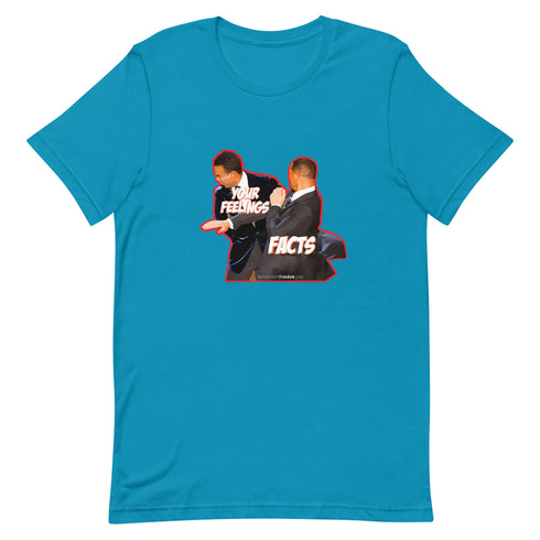 Your Feelings/Facts Short-sleeve unisex t-shirt - Mainstream Freedom