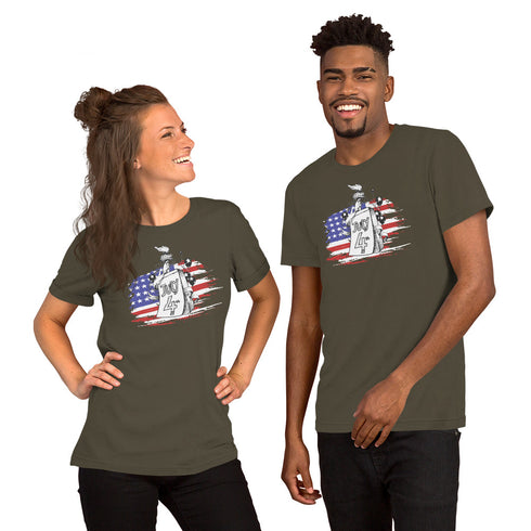 July 4th Unisex Independence Day t-shirt - Mainstream Freedom