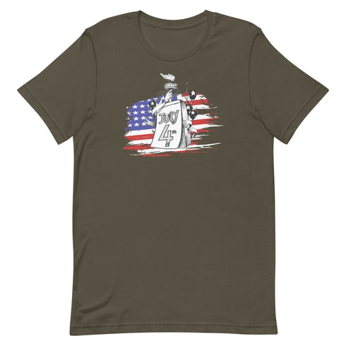 July 4th Unisex Independence Day t-shirt - Mainstream Freedom