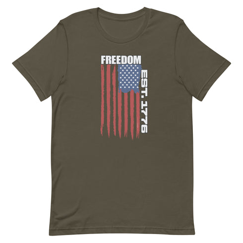 Freedom Est. 1776 Unisex Independence Day t-shirt - Mainstream Freedom