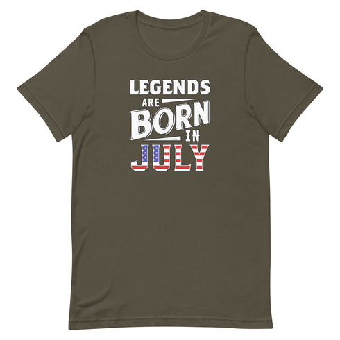 Legends Are Born In July Unisex Independence Day t-shirt - Mainstream Freedom