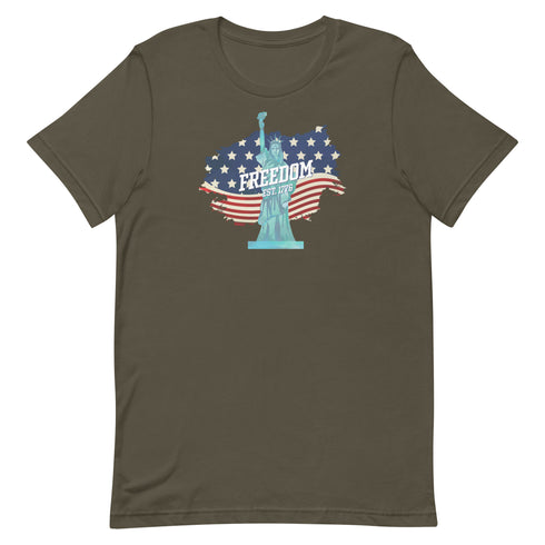 Independence Day - Statue of Liberty Unisex t-shirt - Mainstream Freedom