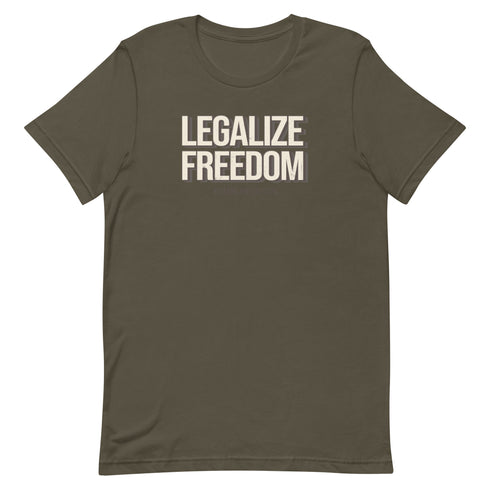 Legalize Freedom Unisex t-shirt - Mainstream Freedom