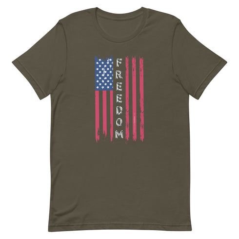 Freedom Flag Unisex t-shirt - Mainstream Freedom