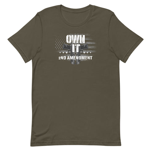 Own It 2nd Amendment Pro 2a Pro Gun rights graphic t-shirt - Mainstream Freedom